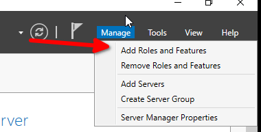 add Roles and Features