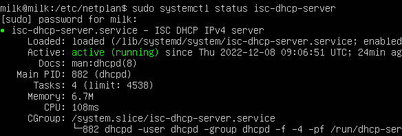 DHCP Active